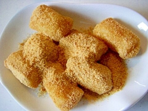 上新粉で作る☆ きな粉団子♪